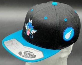 Gyarados Hat | Pokémon Inspired Embroidered Cap | Custom Adjustable Snapback