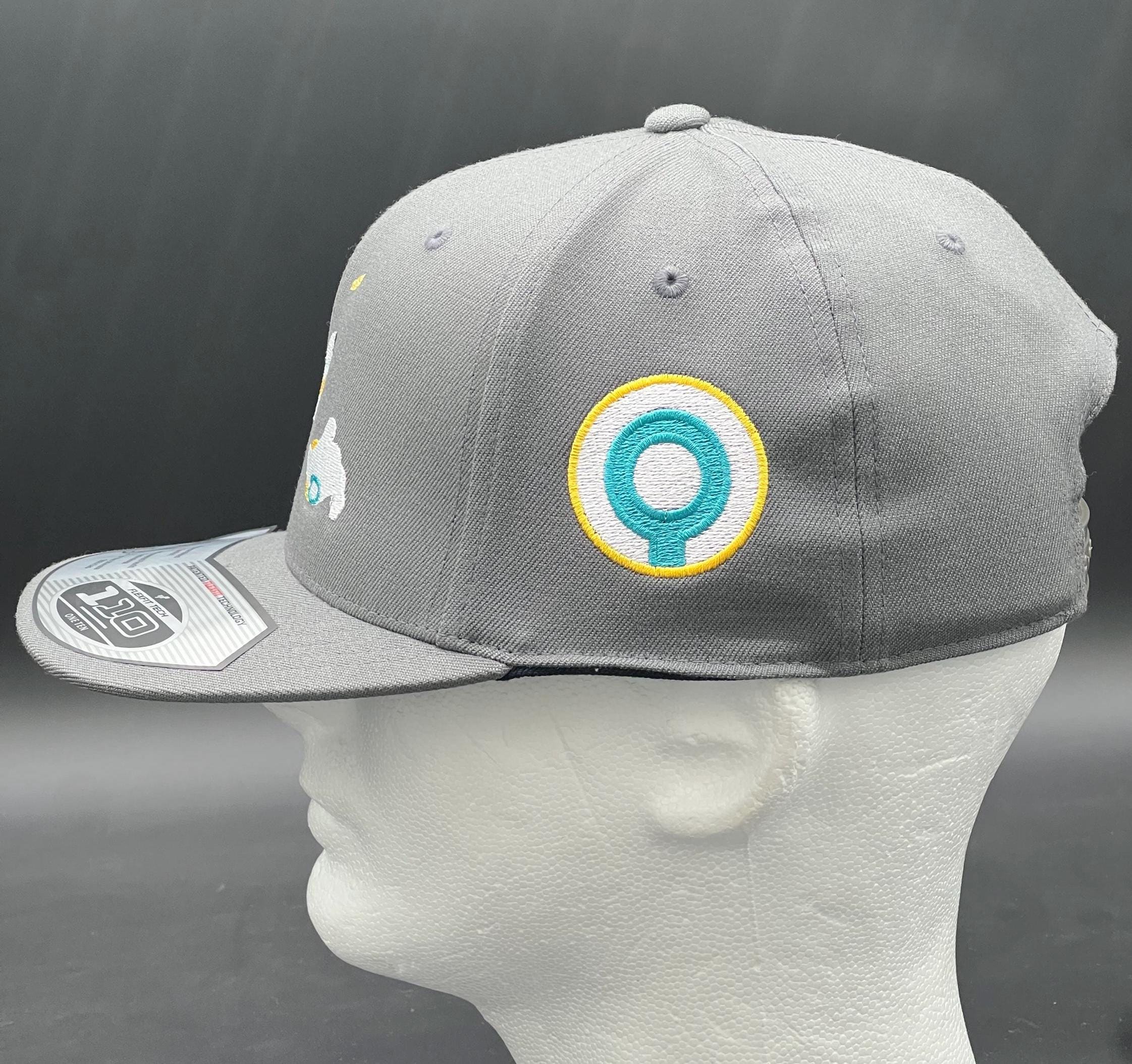 Silver the Hedgehog Inspired Embroidered Snapback Hat | Custom