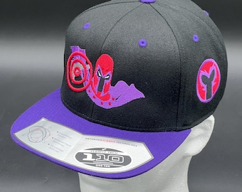 Magneto Inspired X-Men Hat  | Magnetic Wave Cap | Marvel Villain Snapback