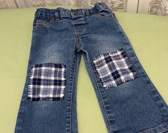 Toddler Boy or Girl Denim pants. Embellished pants. Size 18 mos