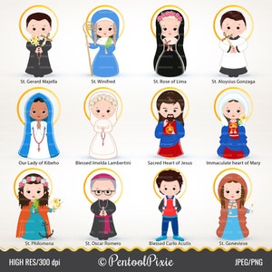Heilige Clipart, Teil 6, niedliche Heiligen, Jesus Clipart, katholische Bilder, religiös, Sonntagsschule Clipart