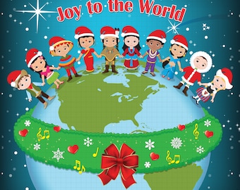 Christmas around the world clipart, World Christmas, Christmas clipart, Children around the World, World Children, Global, Unity, Ethnic