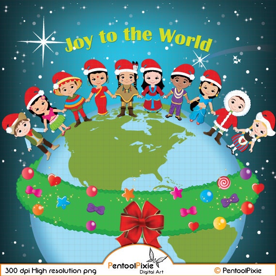 Christmas Around The World Clipart