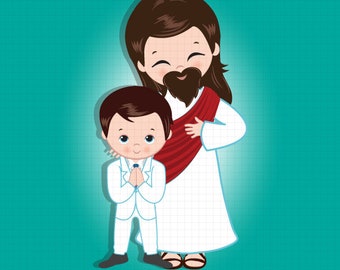 Jesus clipart, Jesus Christ, First communion clipart, Communion, Religious, Sunday school clipart