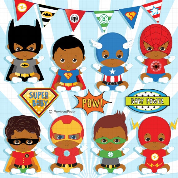 Afroamericano Superheroe Bebe Nino Clipart Super Bebe Bebe Etsy Afroamericano Superheroe Bebe Nino Clipart Super Bebe Bebe Etsy