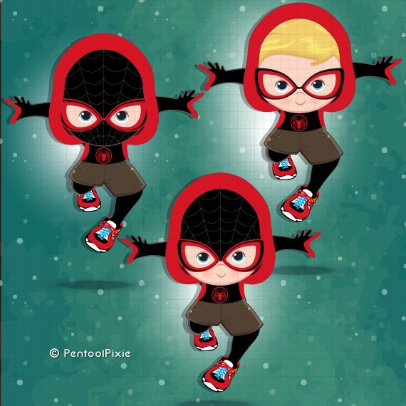 Imagenes Predisenadas De Spiderman Imagenes Predisenadas Del Etsy