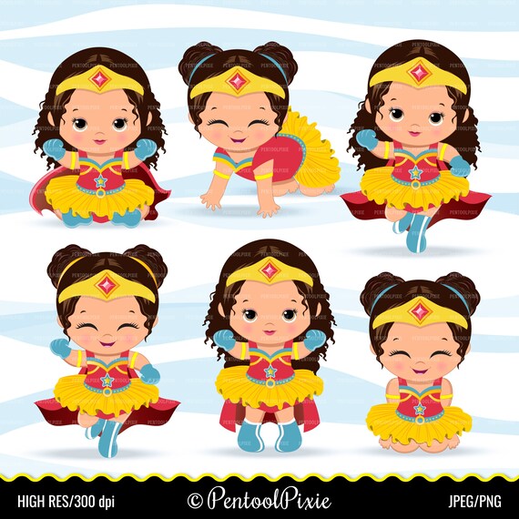 Superhero Clipart Brown Skin Hispanic Superhero Costume - Etsy