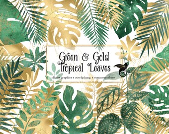 Palm Leaves Clipart Etsy