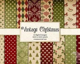 Digital Vintage Christmas Sheet Music 8.5x11 Digital Paper | Etsy
