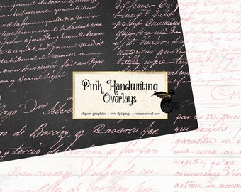 Download Handwriting Overlays Etsy