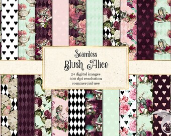 Download Alice Digital Paper Etsy