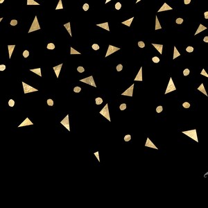 Black and Gold Confetti Digital Paper, Confetti Gold Foil Backgrounds ...