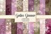 Garden Glimmer Digital Paper, bokeh lights pink purple green backgrounds fairy lights sparkle textures vintage flower floral scrapbooking 