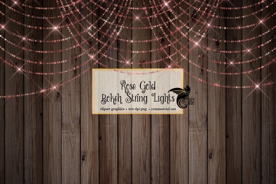 Rose gold twinkle lights deals