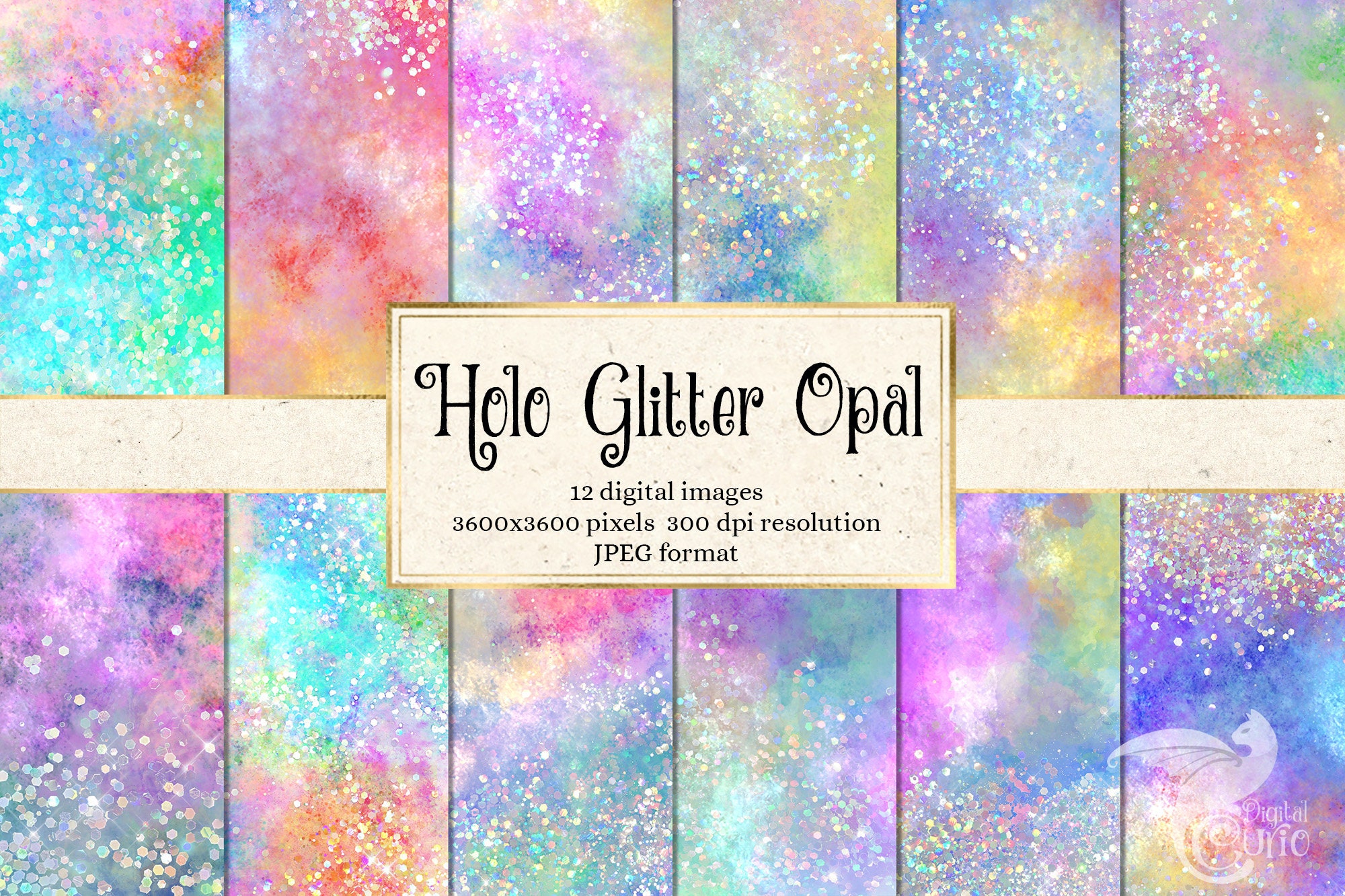 Material Paper - Glitter Paper Holographic Paper DIY Handmaking Specialty Paper