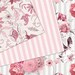 Pink Floral Digital Paper, Seamless Flower Backgrounds (digital ...