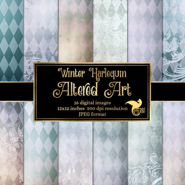 Harlequin Decoupage Paper Etsy