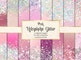 Buy Pink Holographic Glitter Digital Paper Printable Scrapbook Online ...