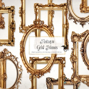 Gold Frames Rococo - Etsy