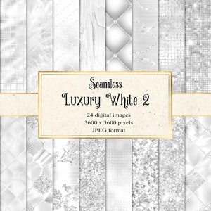 White digital paper, seamless white scrapbook paper