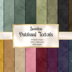 Seamless Distressed Textures, Retro scrapbook paper, grunge background printable paper for commercial use