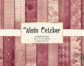 Papel con textura manuscrita vintage, estilo grunge desgastado (papel digital)