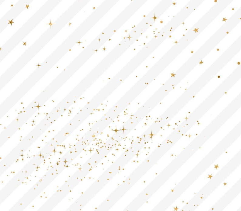 Gold Star Clusters Clipart, gold star clipart, star clip art, night sky, glitter, digital galaxy overlays, png digital instant download image 2