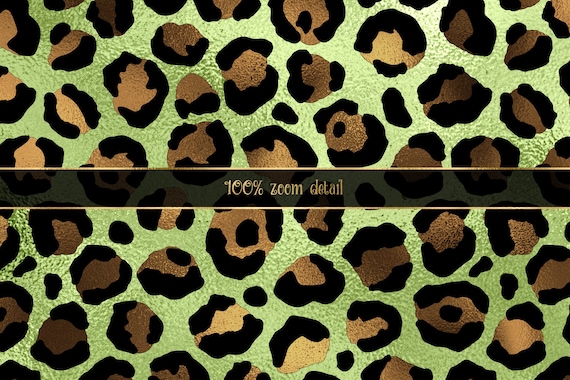 『 Green Leopard fam 』by Zuberi 60*60cm Green Leopard fam 』by Zuberi 60*60cm 5007015 | Iconic Leopard