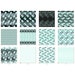 Aqua Floral Lace Digital Paper Seamless Floral Patterns - Etsy