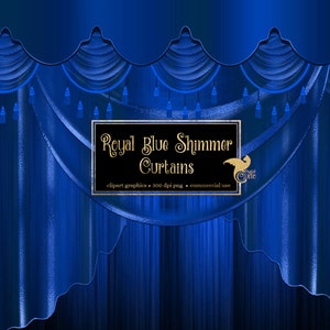 Imágenes Prediseñadas de cortinas de brillo azul real, gráficos de imágenes prediseñadas de telón de fondo de cortina digital, cortinas de escenario, cortinas de teatro, superposiciones de png de cortina