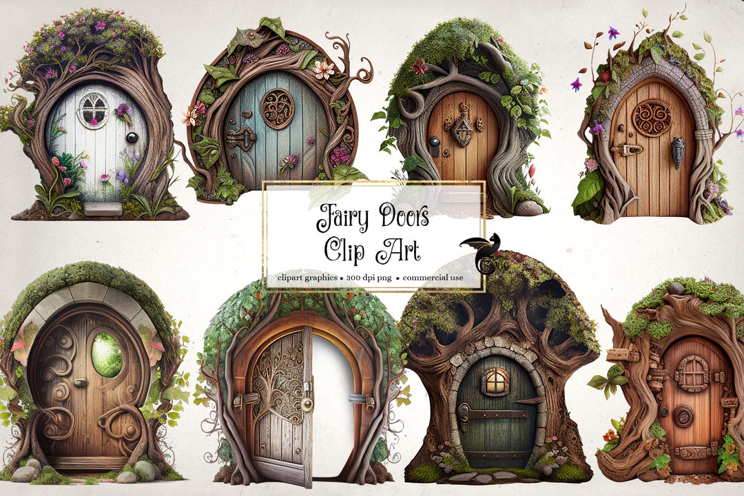 Fairy Doors Clipart - Fairy Fantasy Clip Art Graphics and Collage ...
