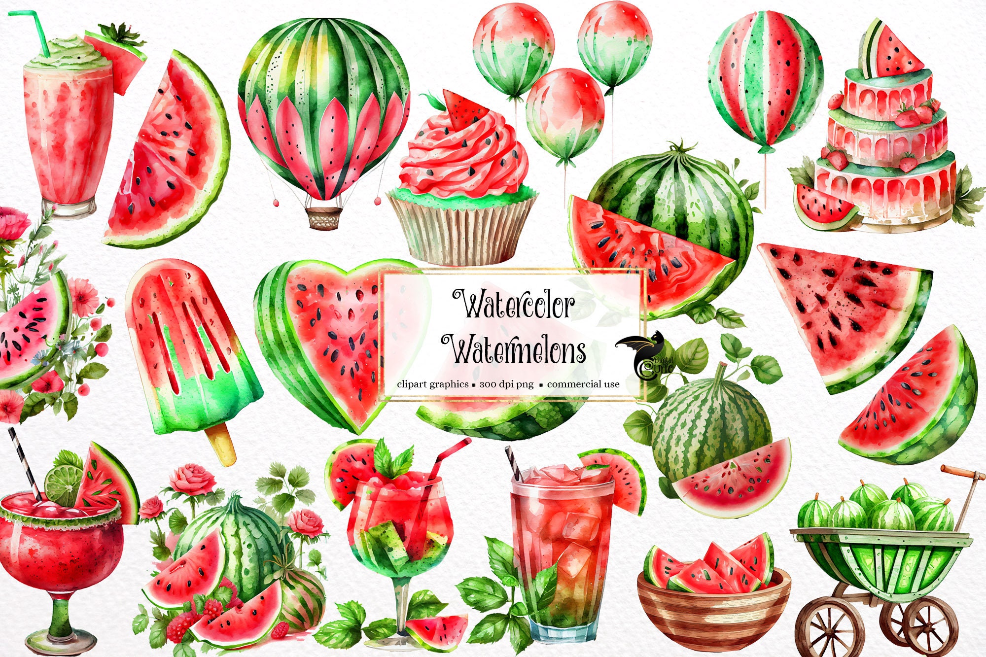 Art for Kids: How to Draw and Watercolor Paint a Tropical Watermelon Design, Em Winn