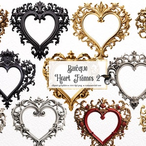 Vintage Heart Frame - Etsy