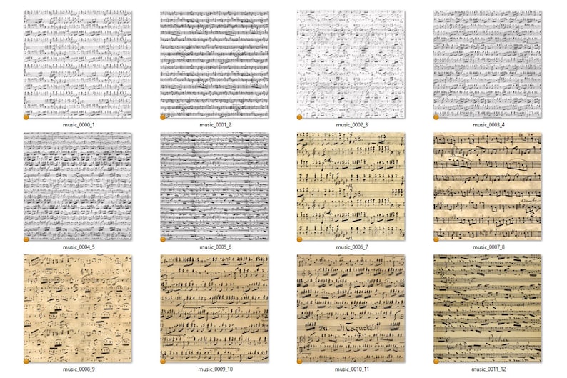Song Paper Pattern Vintage Handwritten Music Paper, Seamless Printable Patterns (digital ...