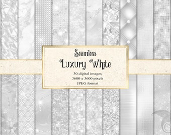 White digital paper, seamless white scrapbook paper