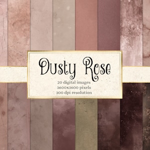Dusty Rose Textures - Distressed Grunge digitale Papier Texturen sofortiger Download für kommerzielle Nutzung