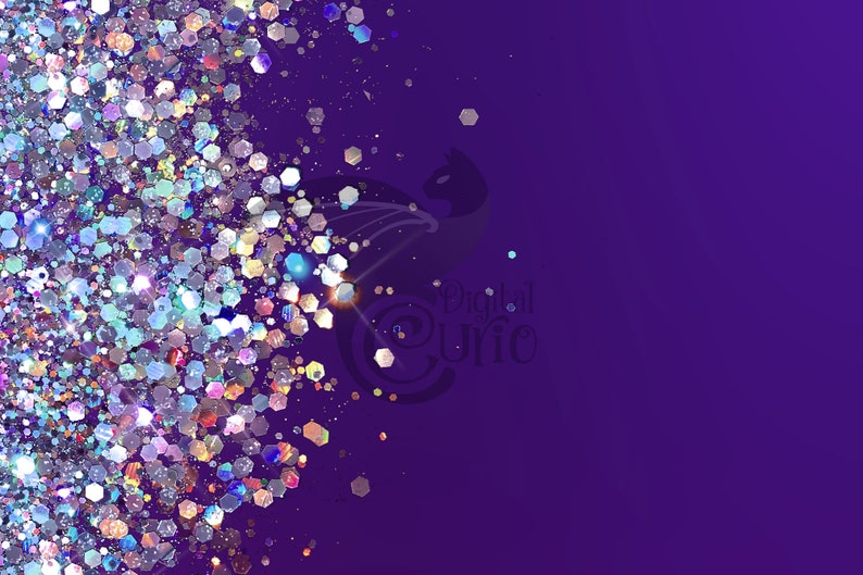 Download Purple Holographic Glitter Digital Paper printable ...