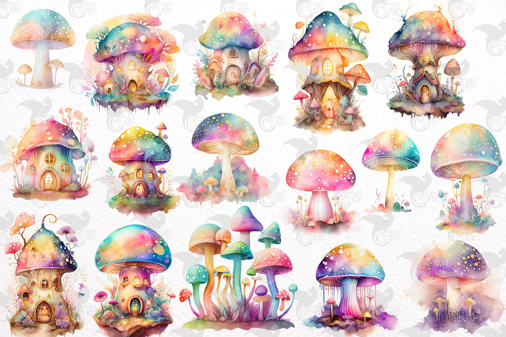 ぷうあ様専用です。シーグラスアート ドングリと小鳥 キノコ ミニみの