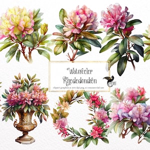 Rhododendron Tattoo - Etsy