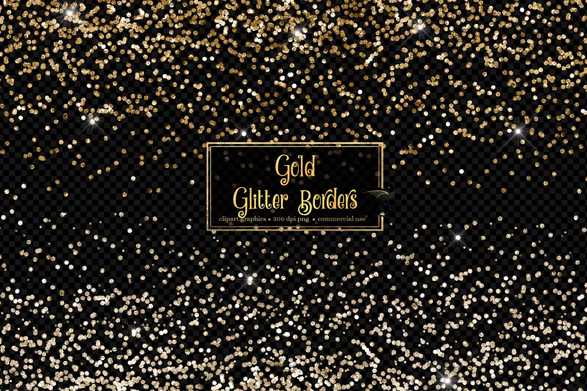 Gold Stars, Gold Glitter, Star Digital, Stars Clip Art Instant