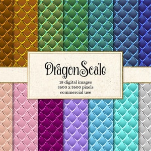 Dragon Scale Digital paper, dragonscale textures, mermaid scale patterns, invitation backgrounds, snake skin printable scrapbook paper