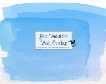 May include: A light blue watercolor wash overlay, perfect for adding a touch of color and texture to your digital designs.  The overlay is 300 dpi and can be used for commercial purposes.