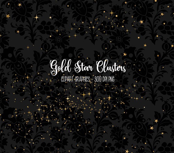 Gold Star, Stars clip art, Stars Glitter, foil gold, digital clipart,  cards, invitationsrt, PNG