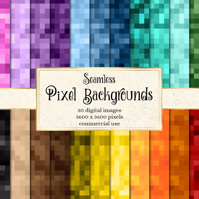 Pixel Paper Craft - Etsy