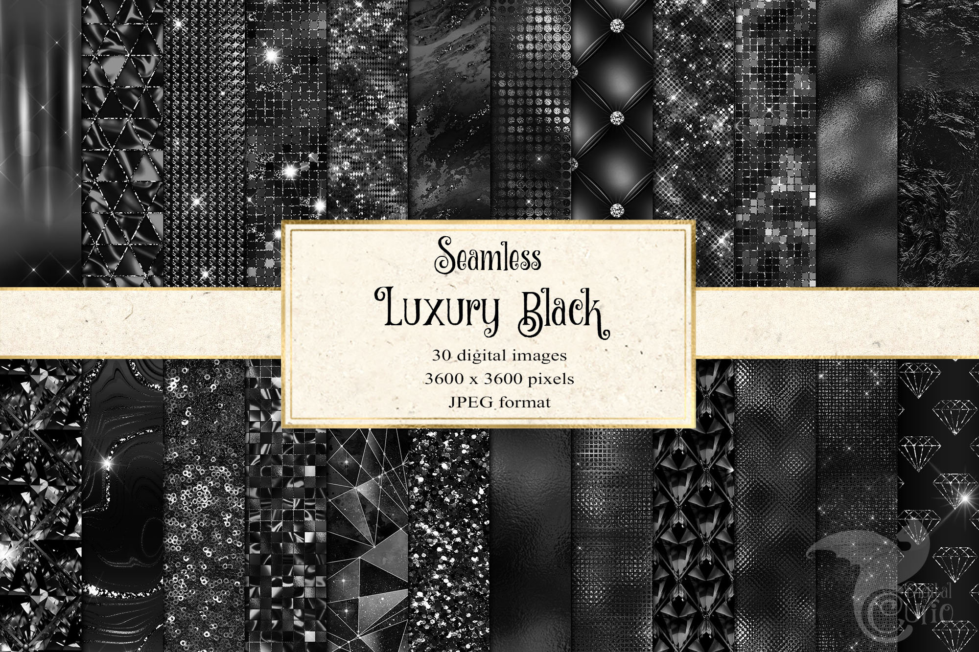 Luxury Black digital paper, seamless black scrapbook paper, black glitter, digital paper, black sequin, metal, digital metallic textures