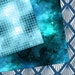 Turquoise and Silver Digital Scrapbooking Kit, Clipart and Seamless ...