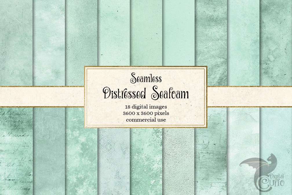 Pair of Vintage 6 x 4.25 Mint Green Ceramic Wall Tiles