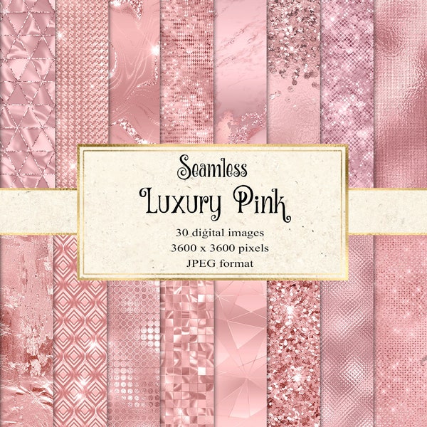 Luxury Pink Digital Paper, sequiun textures, Backgrounds Glitter, pink Foil, leather Scrapbook Paper Pack, commercial Instant Download