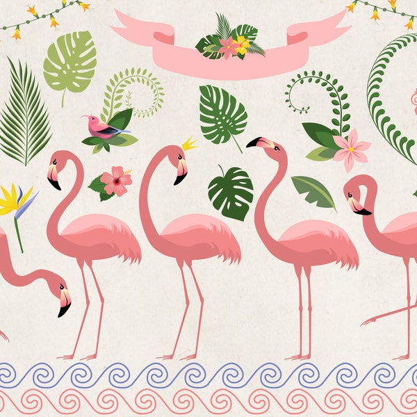 Flamingo Art - Etsy