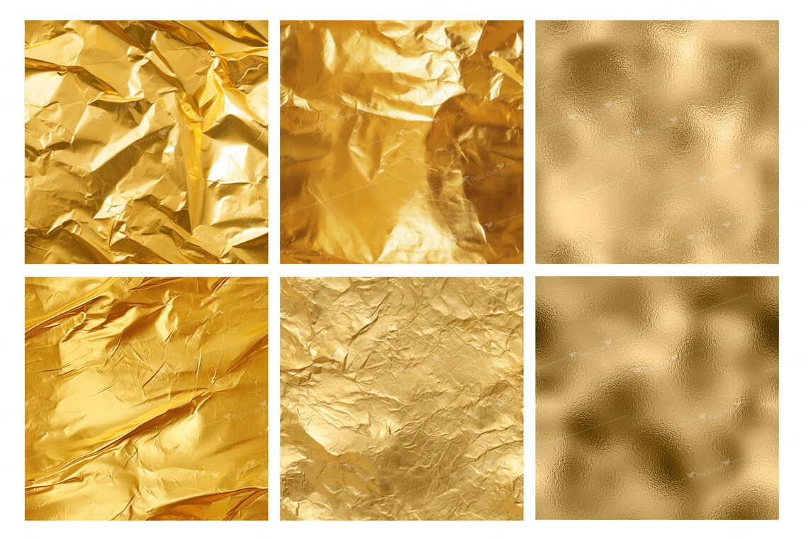 Gold Foil Textures, Shimmer Digital Paper (JPG) - Etsy